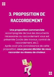 Troisième étape du raccordement à un réseau de chaleur