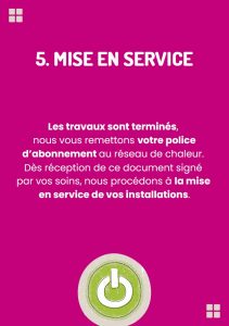 Dernière étape du raccordement à un réseau de chaleur